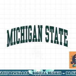michigan state spartans arch over dark heather  png, sublimation