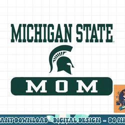 michigan state spartans mom logo officially licensed  png, sublimation
