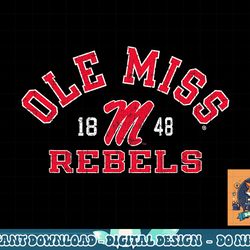 mississippi ole miss rebels vintage masters  png, sublimation