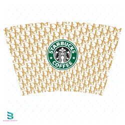 dior starbucks wrap svg, dior svg, starbucks svg