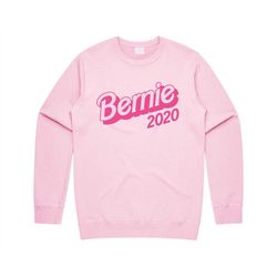 bernie sanders pink 2020 jumper sweater sweatshirt us president election campaign funny vote