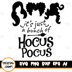 it's just a bunch of hocus pocus svg, png, jpg, eps digital file download
