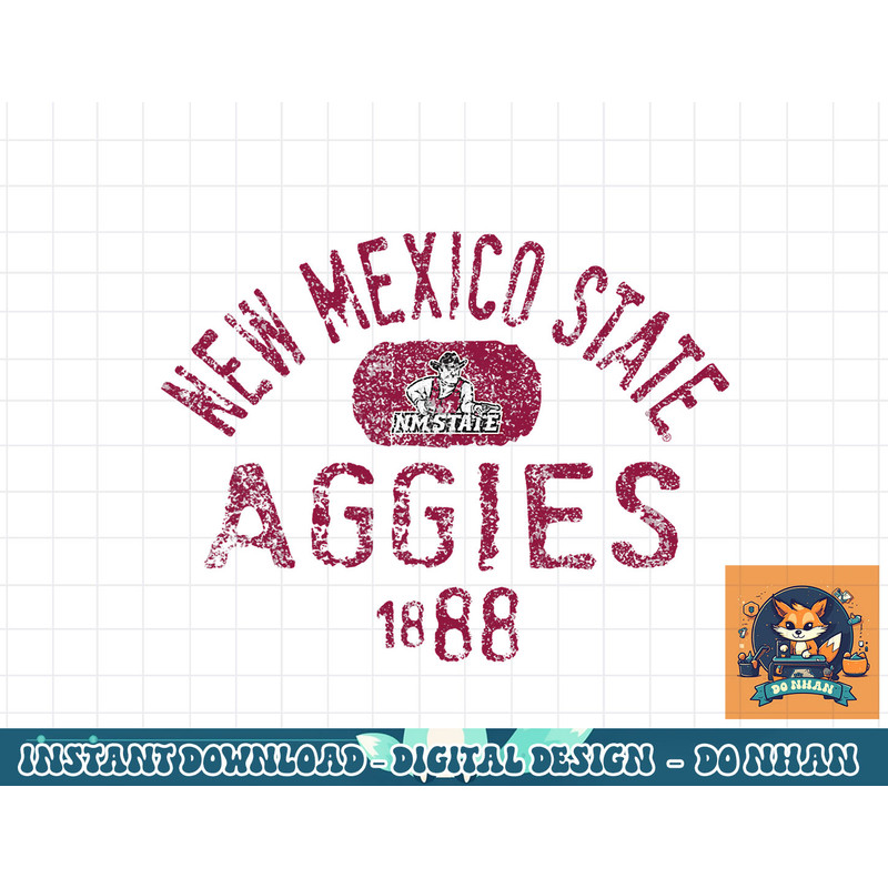 New Mexico State Aggies Vintage 1888 Officially Licensed png, sublimation.jpg