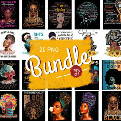 black girl bundle png, black girl png, melanin png