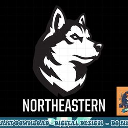northeastern huskies icon logo officially licensed  png, sublimation