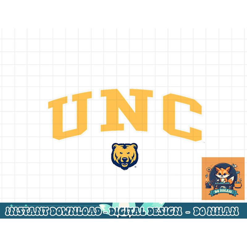 Northern Colorado Bears Arch Over Logo Officially Licensed png, sublimation.jpg