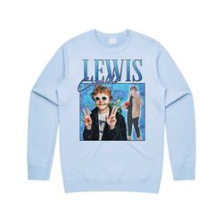 lewis capaldi homage jumper sweater sweatshirt meme scottish icon retro 90's vintage funny