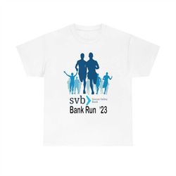 svb silicon valley bank run '23 funny meme t-shirt