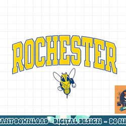 rochester yellowjackets arch over logo officially licensed  png, sublimation