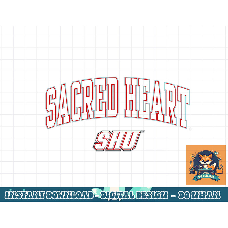 Sacred Heart Pioneers Arch Over Red Officially Licensed  png, sublimation.jpg