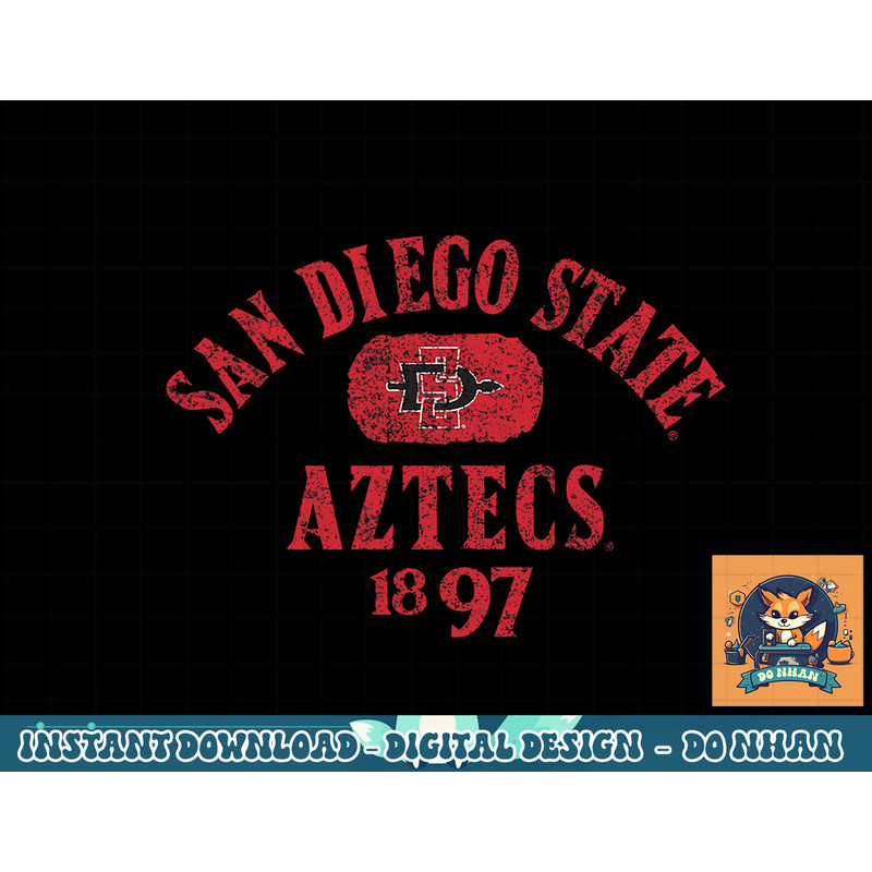 San Diego State Aztecs 1897 Vintage png, sublimation.jpg