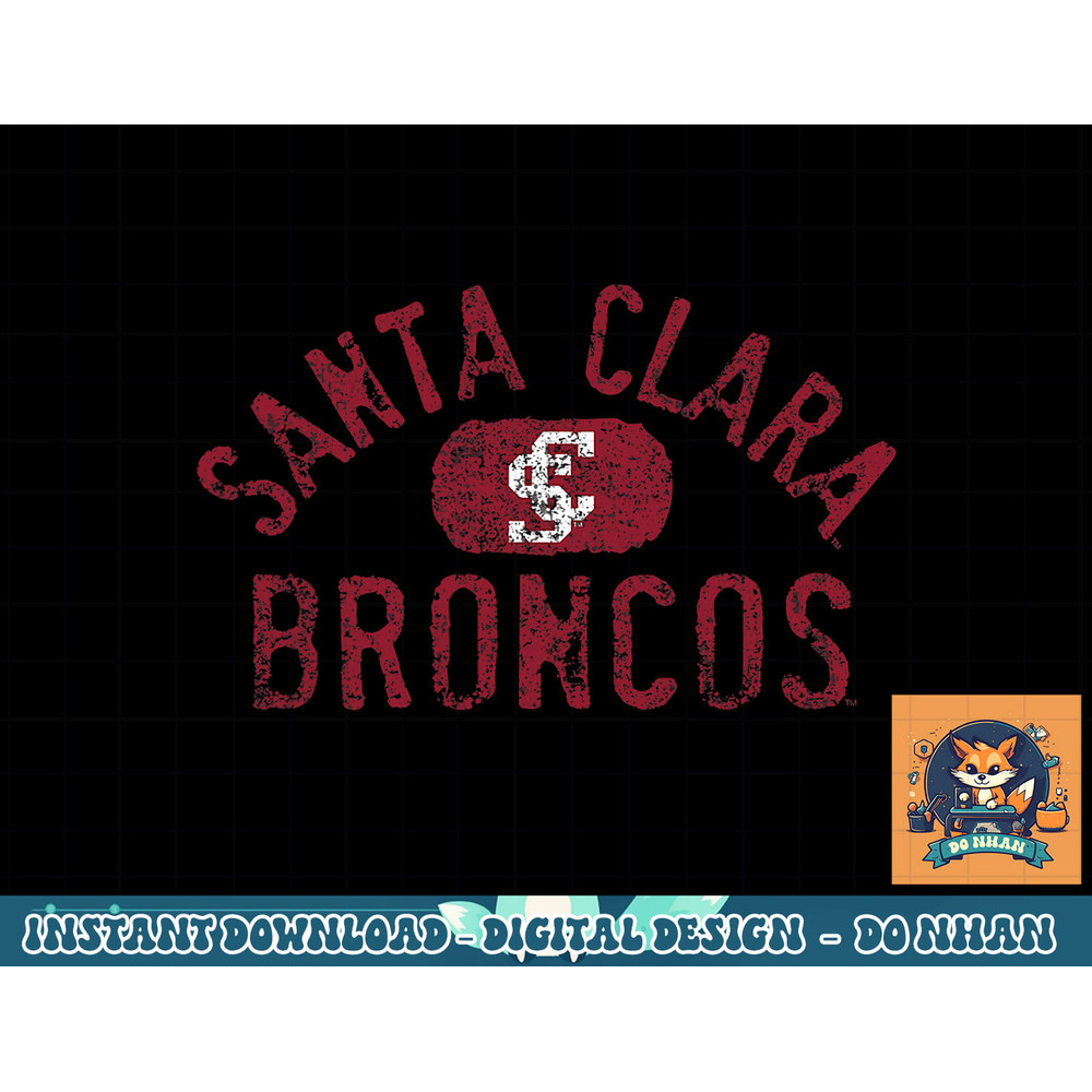 Santa Clara Broncos 1851 Vintage png, sublimation.jpg
