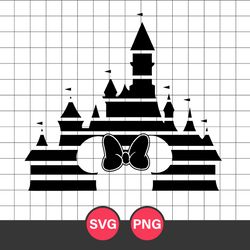 Minnie Castle Svg, Minnie Mouse Svg, Disney Svg, Png Digital File