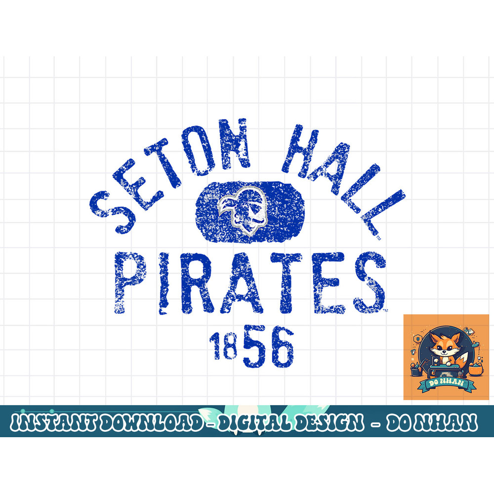 Seton Hall Pirates 1856 Vintage Logo png, sublimation.jpg