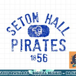 seton hall pirates 1856 vintage logo png, sublimation