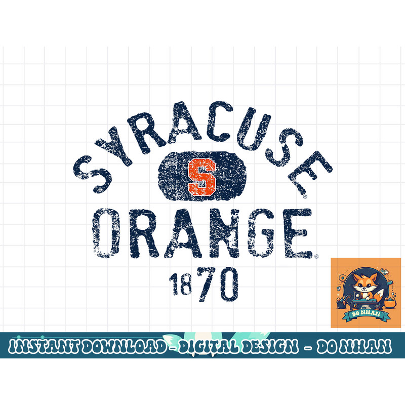 Syracuse Orange 1870 Distressed Officially Licensed png, sublimation.jpg