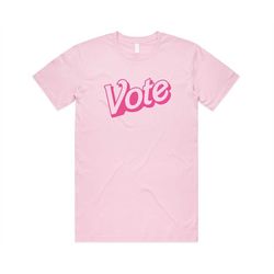 vote pink t-shirt tee top us election campaign for president cute shirt retro