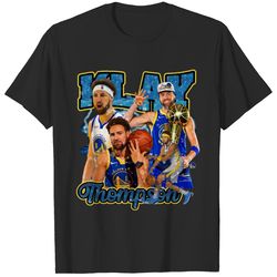 klay thompson vintage shirt, klay thompson bootleg retro 90s t-shirt, klay thompson basketball fan shirt for men women
