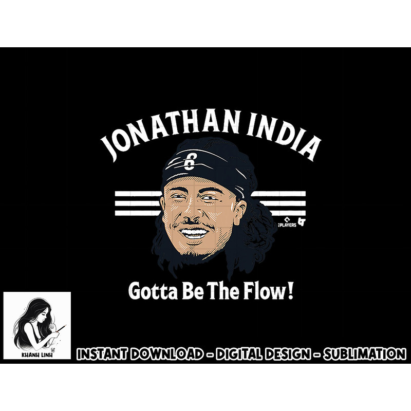 Jonathan India - Gotta Be The Flow - Cincinnati Baseball png, sublimation.jpg