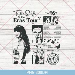 vintage taylor swift eras tour png, retro ts eras tour png, taylor swift merch, taylor concert, swiftie eras tour png