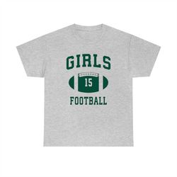 rachel green girls 15 football tee, rachel green friends tv show shirt