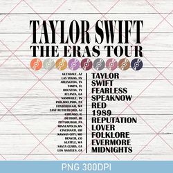 vintage taylor the eras tour png, tour 2023 png, swiftie png, swiftie merch, midnights concert png, vintage the eras