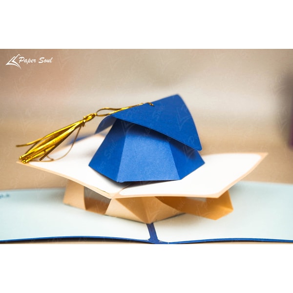 Image 1 for Graduation Pop Up Card Template