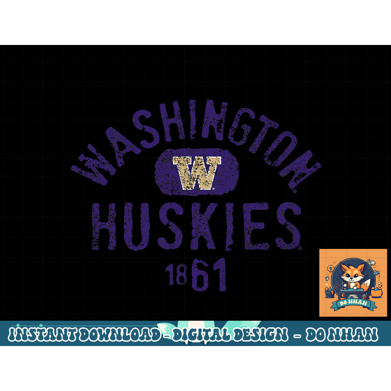 Washington Huskies 1861 Vintage Logo  png, sublimation.jpg