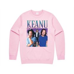 kenau reeves homage jumper sweater sweatshirt film star movie icon legend retro 90's vintage funny