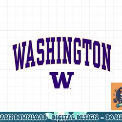 washington huskies arch over logo officially licensed  png, sublimation