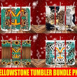 yellowstone tumbler bundle png , silhouette svg fies