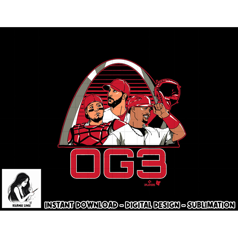 Molina, Wainwright, and Pujols - OG3 - St. Louis Baseball png, sublimation.jpg