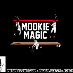 mookie betts - la mookie magic - los angeles baseball  png, sublimation