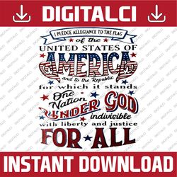 usa one nation under god memorial day, american flag, independence day png file sublimation