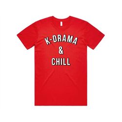 k-drama & chill t-shirt tee top kpop j-hope suga funny cute