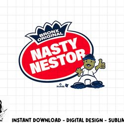 nestor cortes - nasty nestor bronx original - ny baseball  png, sublimation