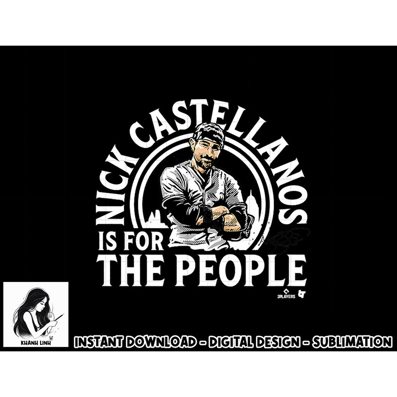 Off Licensed Nick Castellanos-Castellanos is for the People png, sublimation.jpg