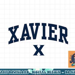 xavier musketeers arch over dark heather officially licensed  png, sublimation