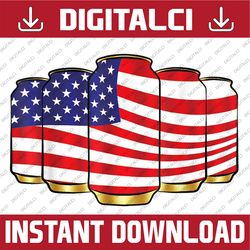 4th of july beer usa flag independence day memorial day, american flag, independence day png file sublimation