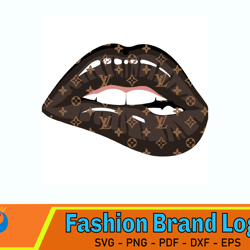 louis vuitton dripping lips svg, lv lips, louis vuitton lips art, lv lips png,luxury brand logo svg, fashion brand svg,