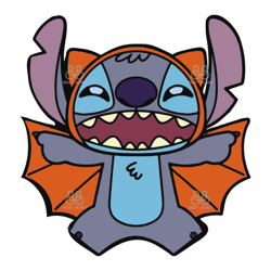 disney stitch bat halloween svg, disney svg, stitch svg, bat svg, halloween day svg