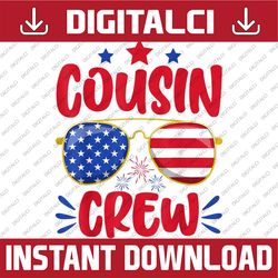 red white & blue cousin crew 2022 - cousin dog owner 4th of july crew 4th of july memorial day, american flag