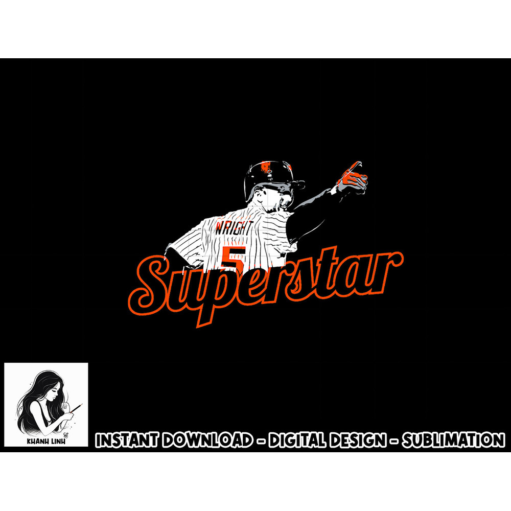 Officially Licensed David Wright - David Wright Superstar png, sublimation.jpg