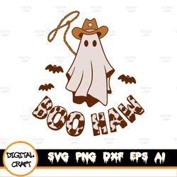 cowboy svg halloween, boo haw svg, svg, sublimation, file for svg design, halloween svg, ghosvg, cute ghosvg, retro ghos
