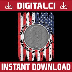 merry 4th of easter biden coin, usa flag you know that thing memorial day, american flag, independence day png file