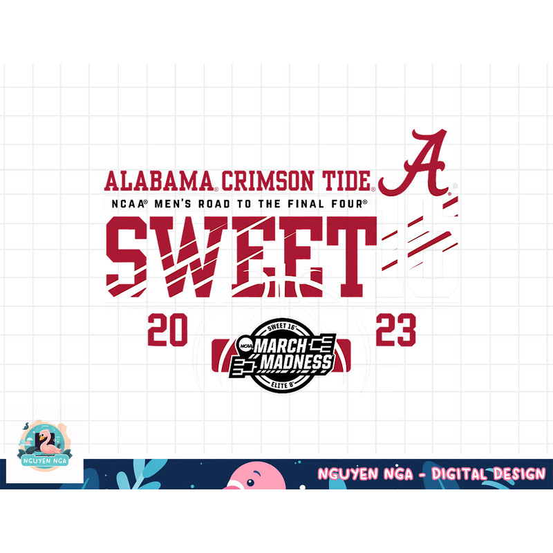 Alabama Crimson Tide Sweet 16 2023 Basketball png, sublimation.jpg