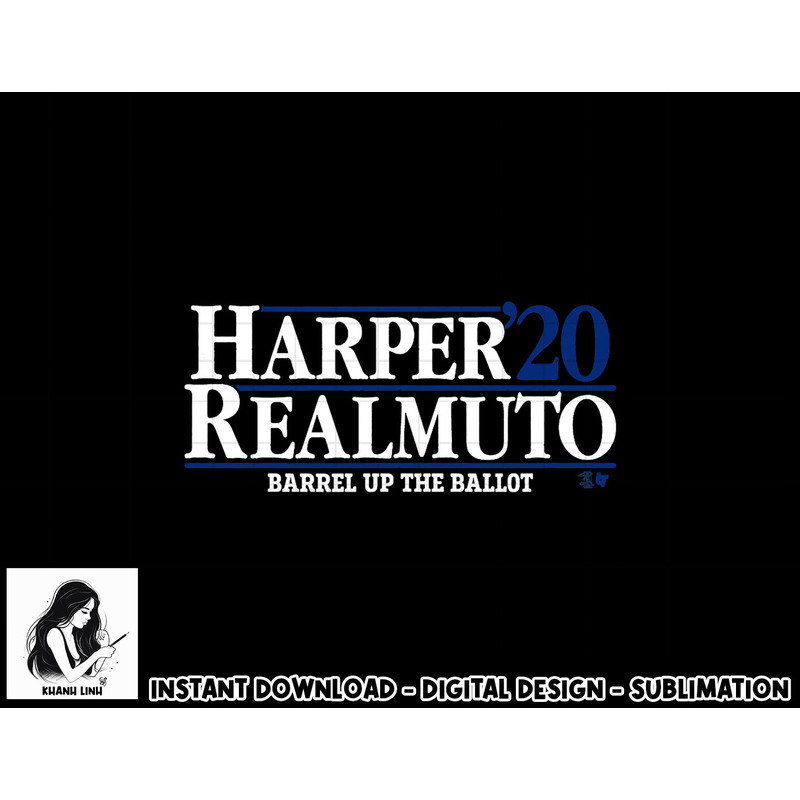 Officially Licensed Harper & Realmuto - Harper Realmuto 2020 png, sublimation.jpg