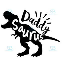 daddy saurus svg, fathers day svg, daddy svg, dinosaur svg, father svg