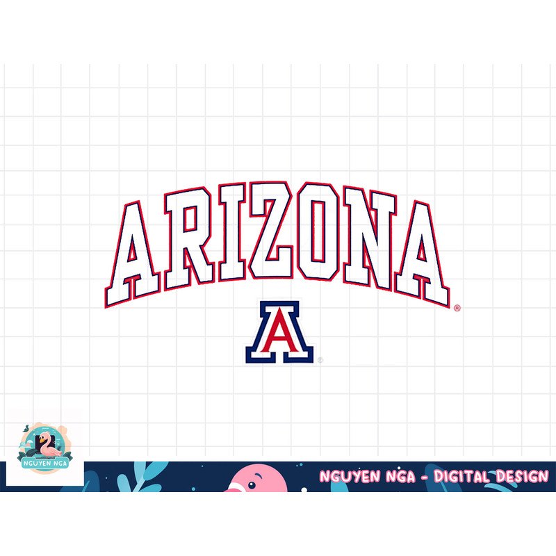 Arizona Wildcats Womens Arch Over Navy Officially Licensed  png, sublimation.jpg