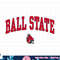 Ball State Cardinals Arch Over Officially Licensed Black png, sublimation.jpg